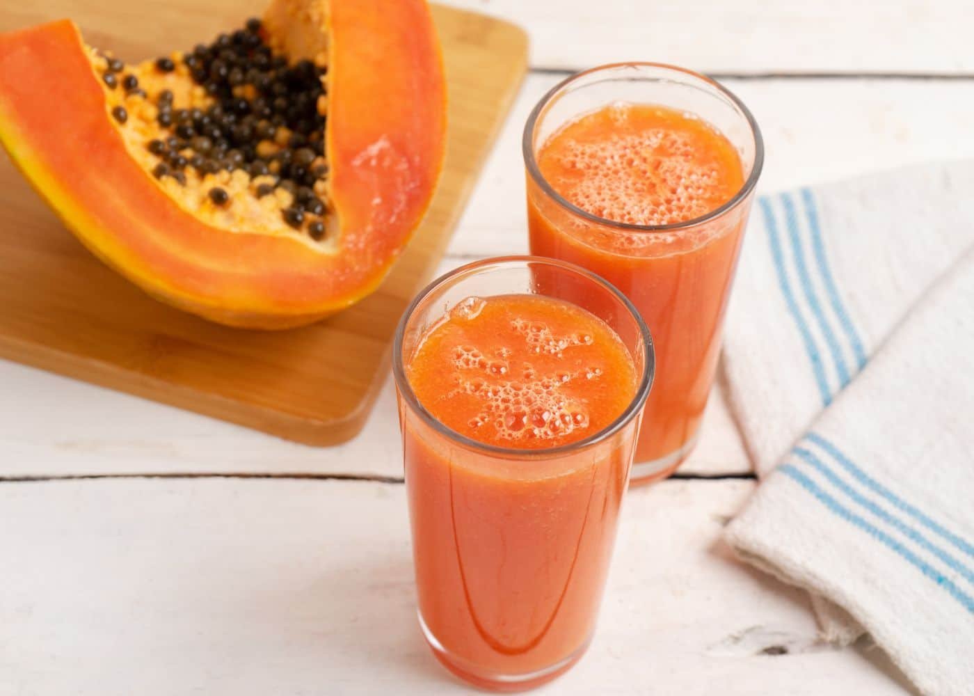 4 Fresh Papaya Juice