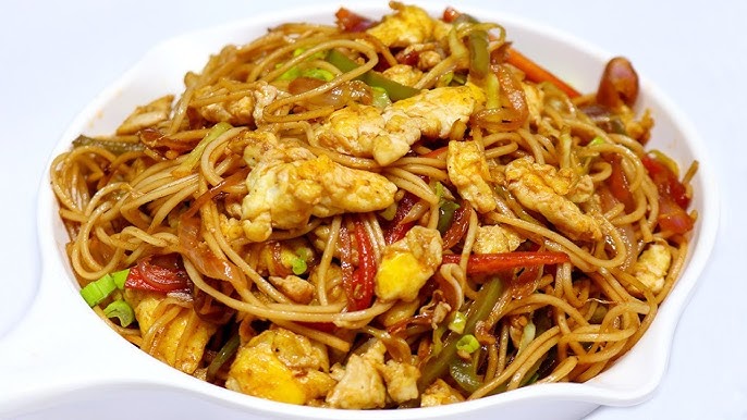 10 Egg Chowmein  - Half