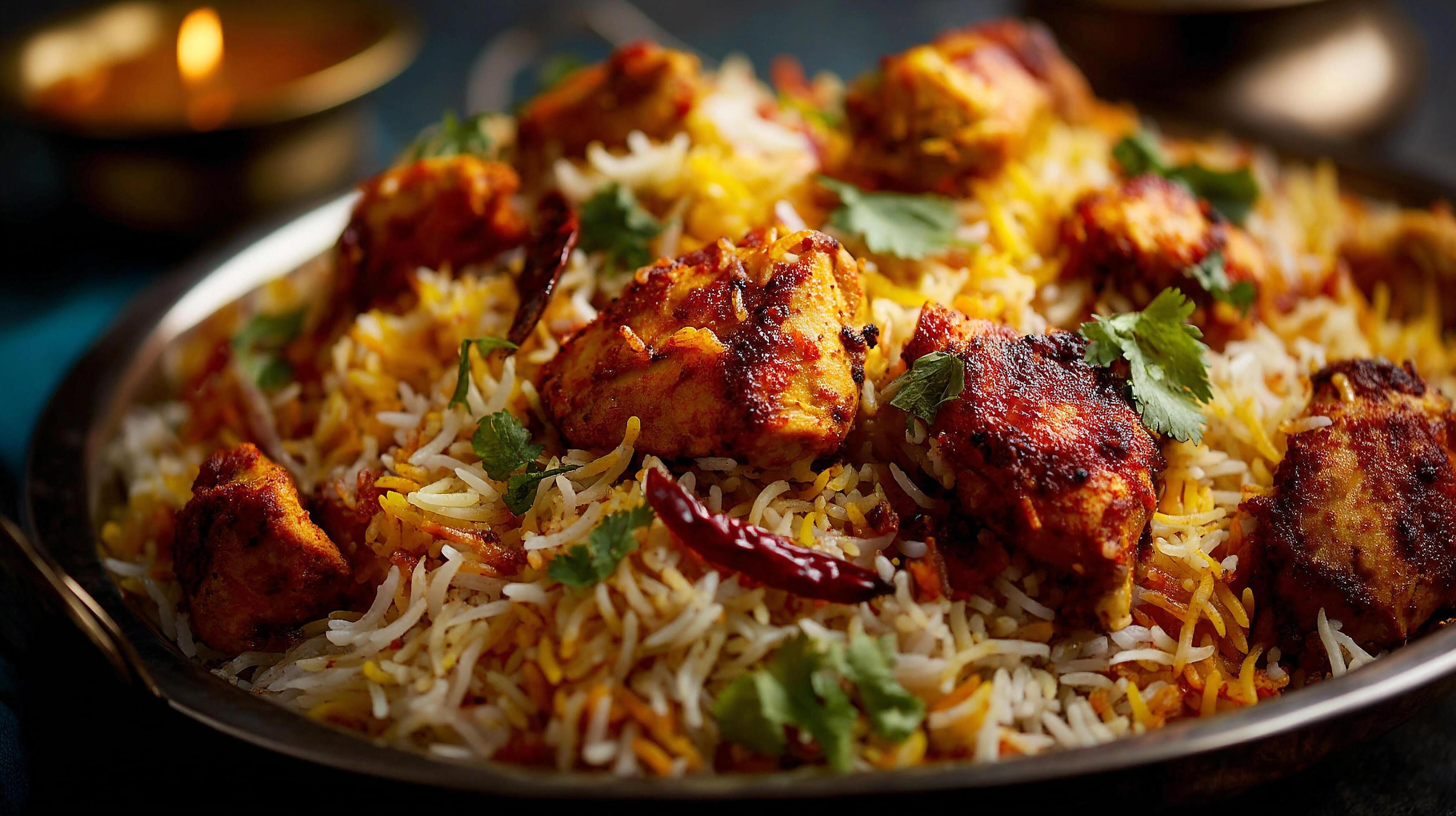 65 Tandoori Chicken Biryani